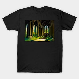 Overgrown Chapel - Meadow in the Church T-Shirt